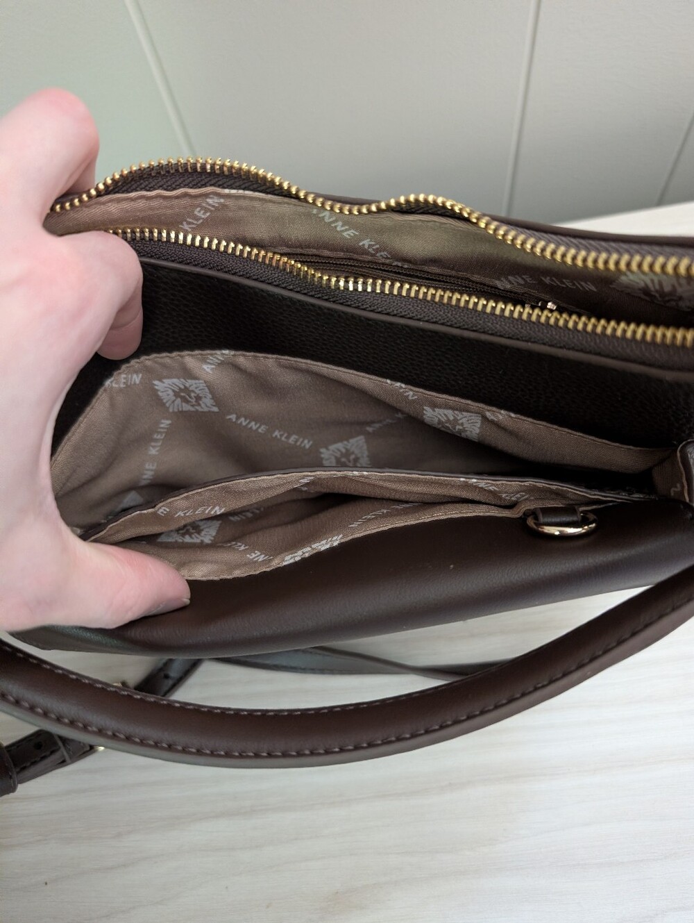 Anne Klein 2-in-1 Convertible Shoulder Bag - Picture 11 of 12